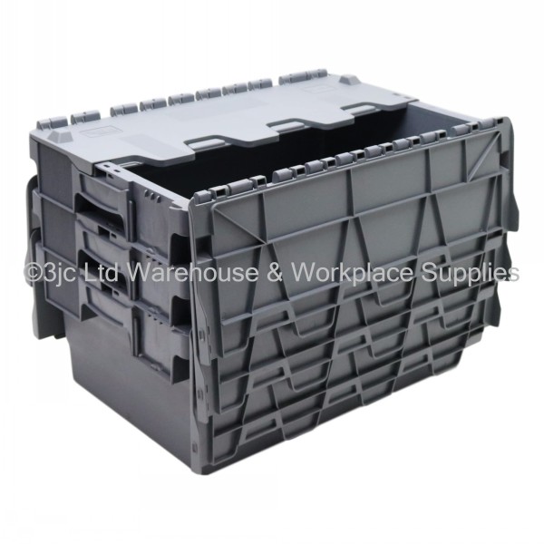 Attached Lid Distribution Container 60cm 40 Litre | 3JC