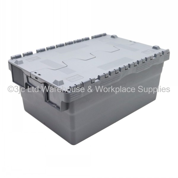 Attached Lid Distribution Container 60cm 40 Litre | 3JC