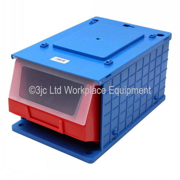 Dust Resistant Stacking Parts Bin In Case 3JC