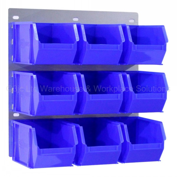 ProBin Size 06 Plastic Parts Bins & Wall Panel Set 01 3JC