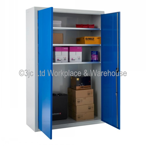 Steel Storage Cupboard Extra Wide & Deep 3JC