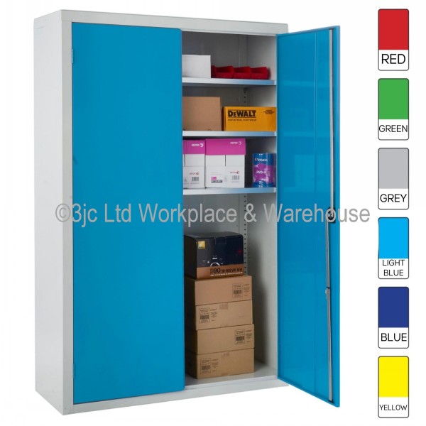 Steel Storage Cupboard Extra Wide & Deep 3JC