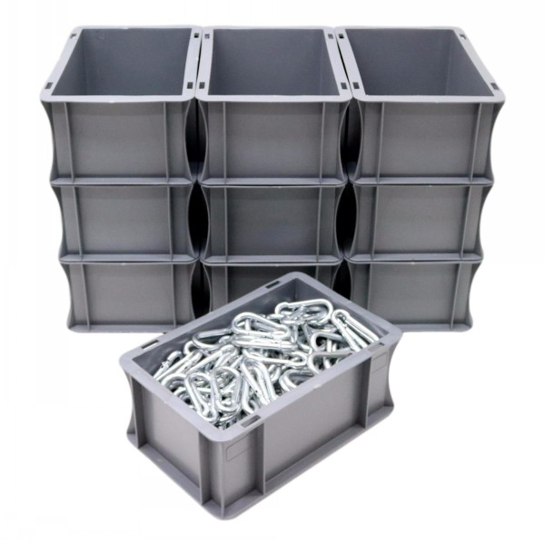 Stackable Euro Box Heavy Duty Stacking Euro Box 30cm 5 Litre | 3JC