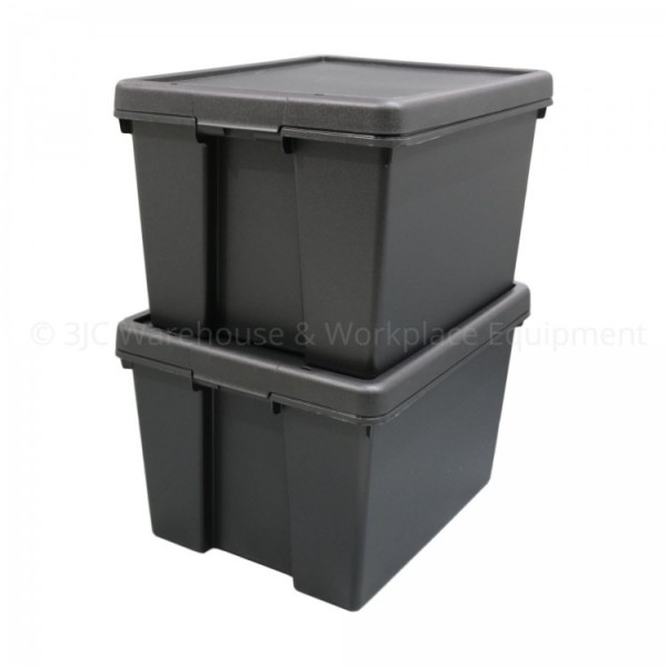 Wham Bam Recycled Plastic Box & Lid Size 07 45 Litre 3JC