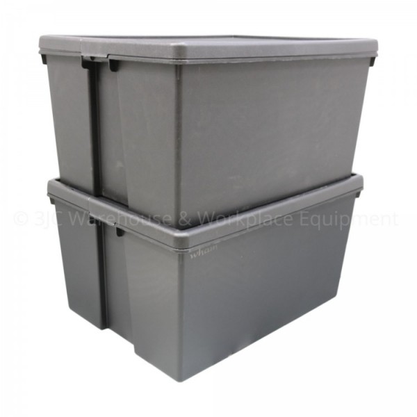 Wham Bam Recycled Plastic Box & Lid Size 11 150 Litre 3JC