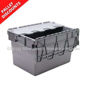 Attached Lid Distribution Container 60cm 64 Litre