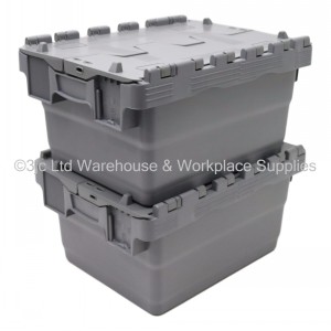 Attached Lid Distribution Container 40cm 16 Litre