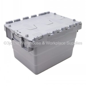 Attached Lid Distribution Container 40cm 22 Litre