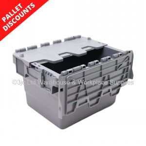 Attached Lid Distribution Container 40cm 22 Litre