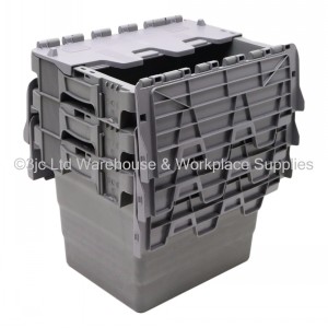 Attached Lid Distribution Container 40cm 27 Litre