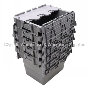 Attached Lid Distribution Container 40cm 27 Litre