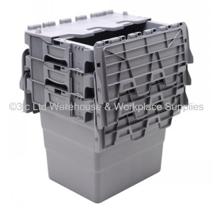Attached Lid Distribution Container 40cm 32 Litre