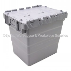 Attached Lid Distribution Container 40cm 32 Litre