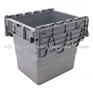 Attached Lid Distribution Container 40cm 32 Litre