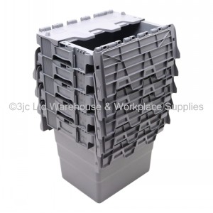 Attached Lid Distribution Container 40cm 32 Litre