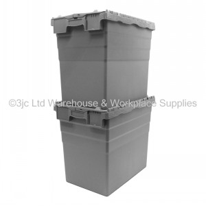 Attached Lid Distribution Container 60cm 90 Litre