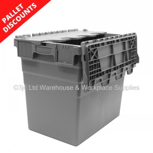 Attached Lid Distribution Container 60cm 90 Litre