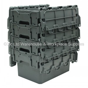 Attached Lid Distribution Container 30cm 06 Litre