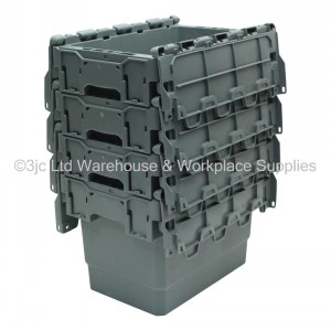 Attached Lid Distribution Container 30cm 08 Litre