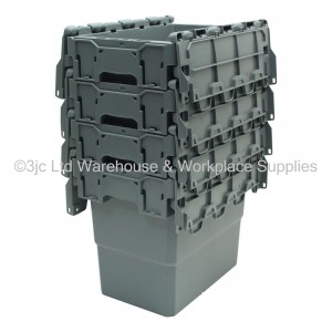 Attached Lid Distribution Container 30cm 10 Litre