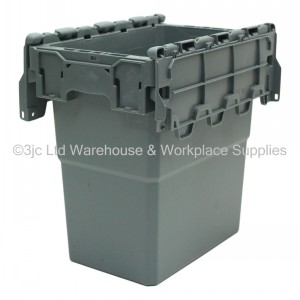 Attached Lid Distribution Container 30cm 12 Litre