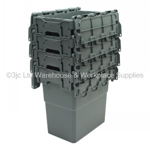 Attached Lid Distribution Container 30cm 12 Litre