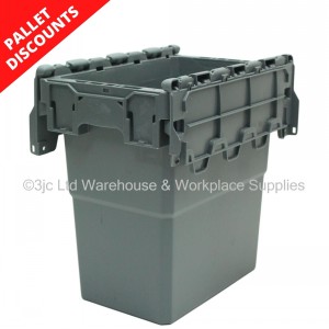 Attached Lid Distribution Container 30cm 12 Litre