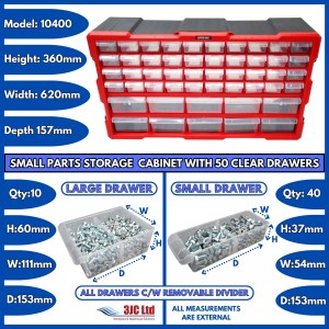 Storr Parts Storage Cabinet Organiser 50 Drawer