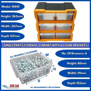 Storr Parts Storage Cabinet Organiser 06 Drawer