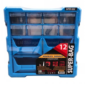 Storr Parts Storage Cabinet Organiser 12 Drawer & Bin