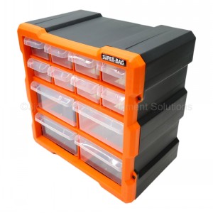 Storr Parts Storage Cabinet Organiser 12 Drawer.