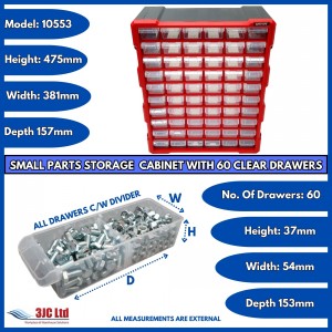 Storr Parts Storage Cabinet Organiser 60 Drawer