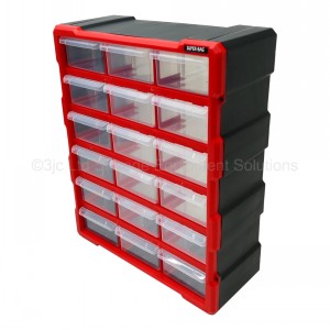Storr Parts Storage Cabinet Organiser 18 Drawer