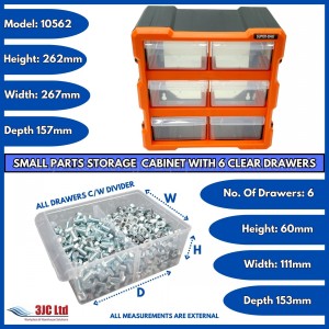 Storr Parts Storage Cabinet Organiser 06 Drawer