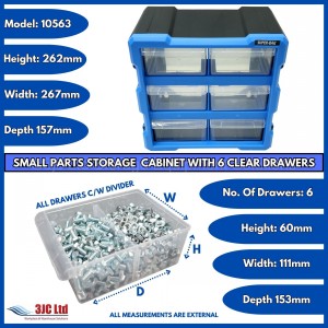Storr Parts Storage Cabinet Organiser 06 Drawer