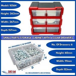 Storr Parts Storage Cabinet Organiser 06 Drawer