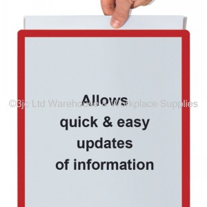Document & Sign Display Frames Magnetic 10 Pack