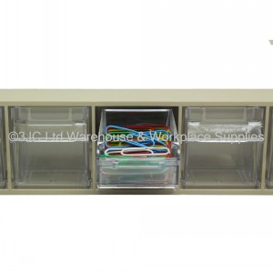 Excel Clearview Tilt Front Parts Storage 9 Compartment