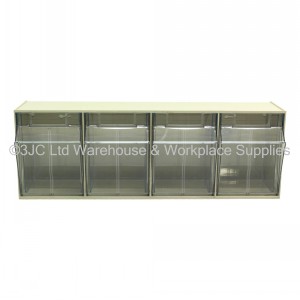 Excel Clearview Tilt Front Parts Storage 4 Compartment