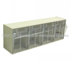 Excel Clearview Tilt Front Parts Storage 4 Compartment