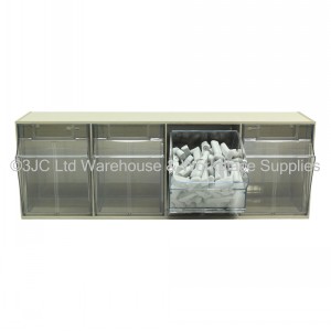 Excel Clearview Tilt Front Parts Storage 4 Compartment