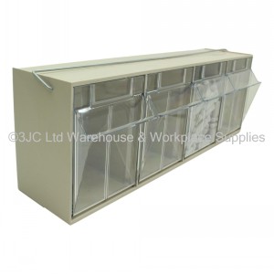 Excel Clearview Tilt Front Parts Storage 4 Compartment