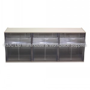 Excel Clearview Tilt Front Parts Storage 3 Compartment