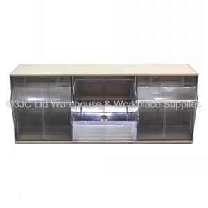 Excel Clearview Tilt Front Parts Storage 3 Compartment