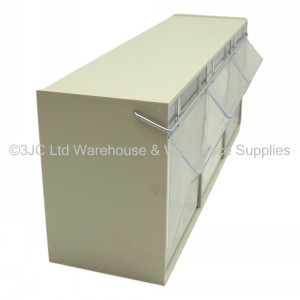 Excel Clearview Tilt Front Parts Storage 3 Compartment