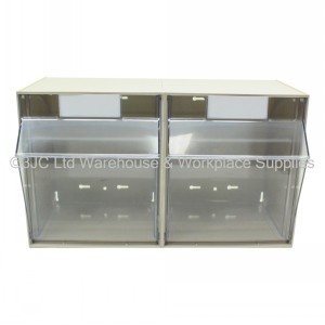Excel Clearview Tilt Front Parts Storage 2 Compartment