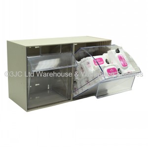 Excel Clearview Tilt Front Parts Storage 2 Compartment