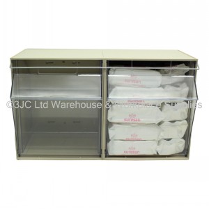 Excel Clearview Tilt Front Parts Storage 2 Compartment