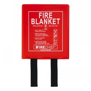 Firechief Fire Blanket Premium Rigid Case