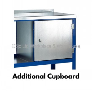 Heavy Duty Workbench Wood Top With Cupboard